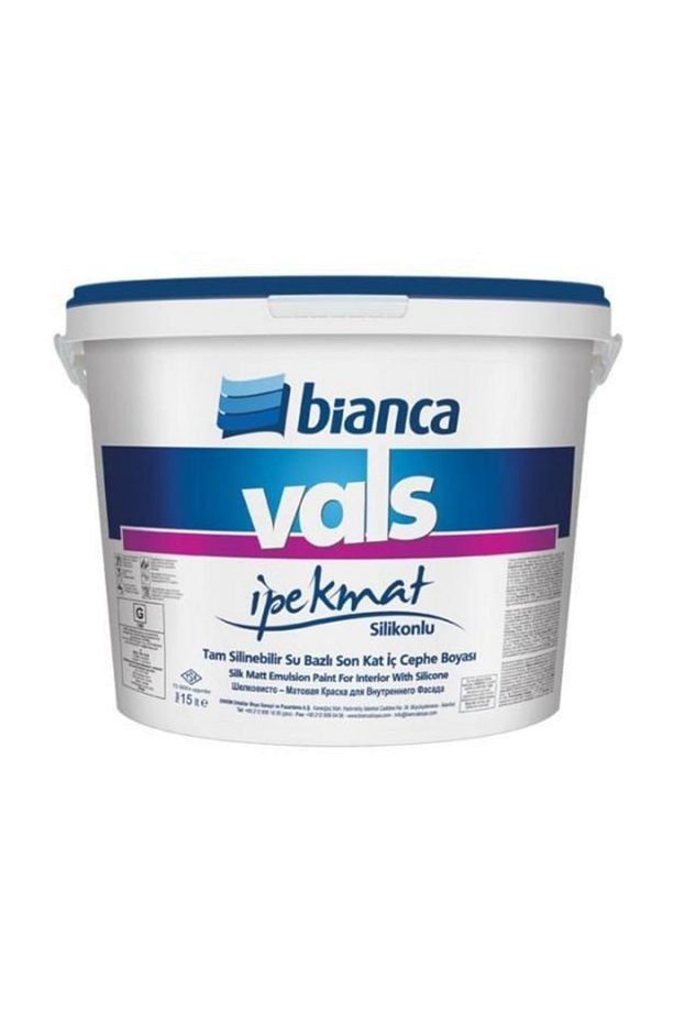 Vals Ipek Mat Silikonlu Tam Silinebilir 2.50lt 2212 Buz Mavisi