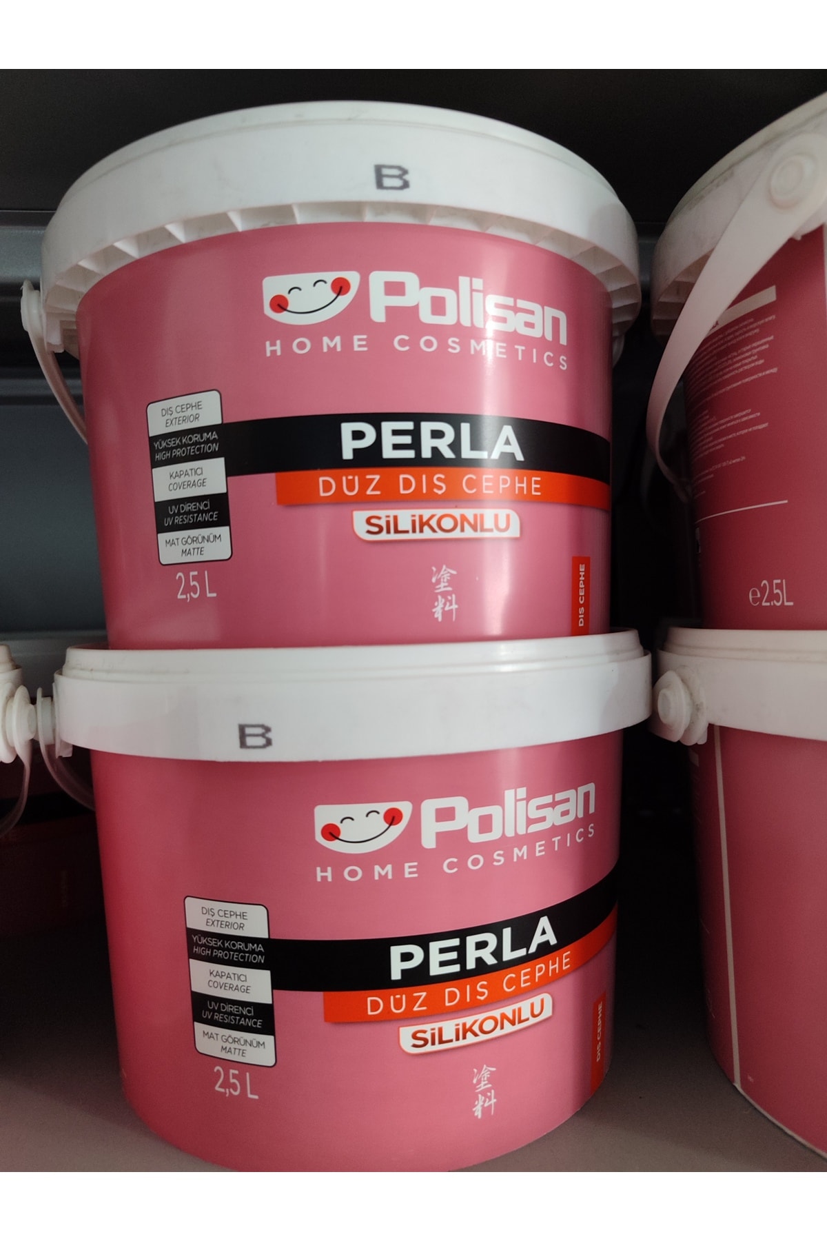 DIŞ CEPHE BEYAZ POLİSAN MARKA  BOYA 2,5 LİTRE