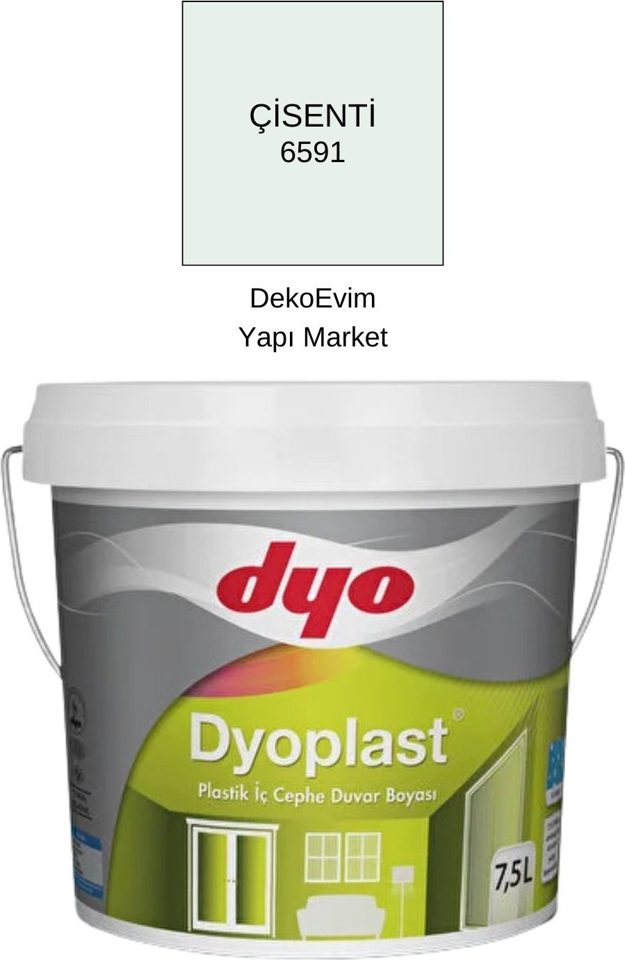 plast Plastik Iç Cephe Duvar B. Çisenti 7,5 Lt.