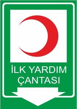 İlk Yardım Çantası 25 X 35 Cm Uyarı Levhası