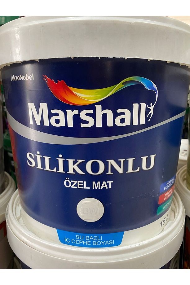 silikonlu özel mat 15 lt (20 kg) renk Deniz Kabuğu