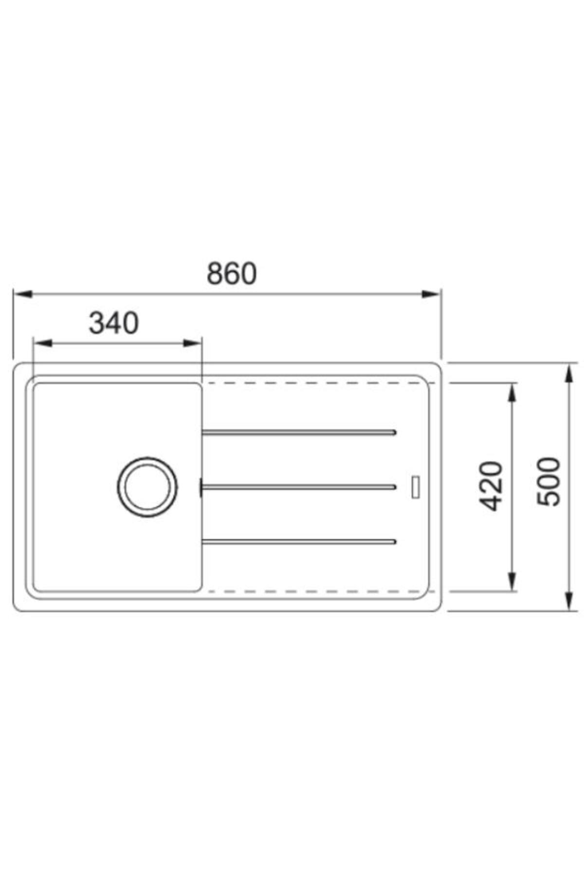 Bfg 611-86 Oyster Eviye