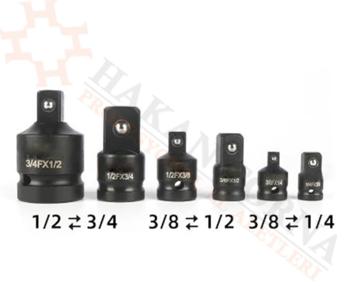 Havalı Adaptör Düşürücü Set 6 Parça