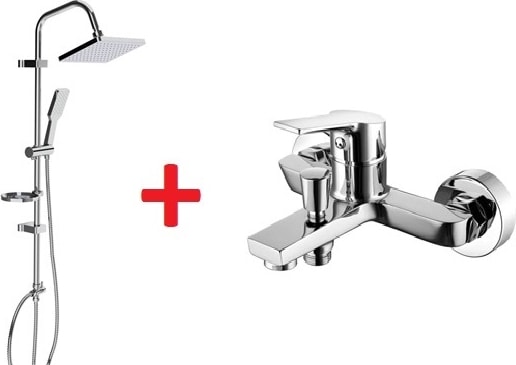 SH630 Ikili Duş Seti Takımı (Duş Sistemi + Luna Banyo Bataryası)