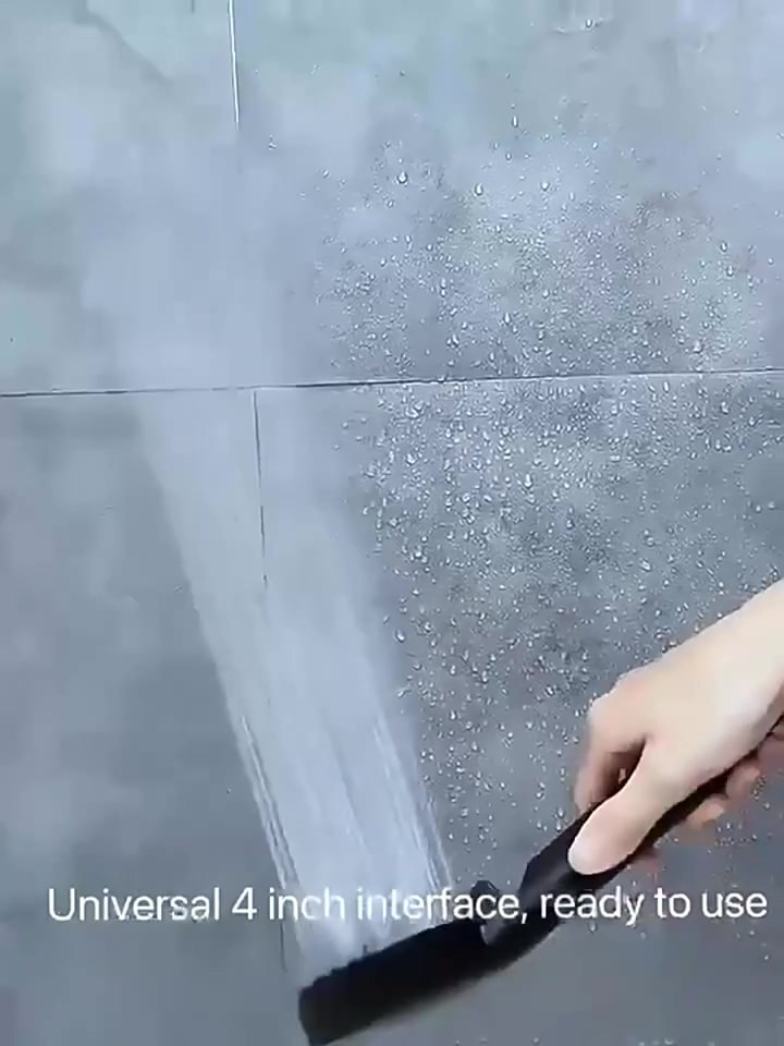 Tayzikli Yüksek Basınçlı Siyah Duş Başlığı Yapışkanlı Duş Mafsalı 150cm Hortumlu Duş Seti