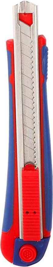 WP212010 9 mm Ağır Hizmet Paslanmaz Çelik Kasa Yedek Kartuşlu Maket Bıçağı + 2 Adet Yedek Bıçak