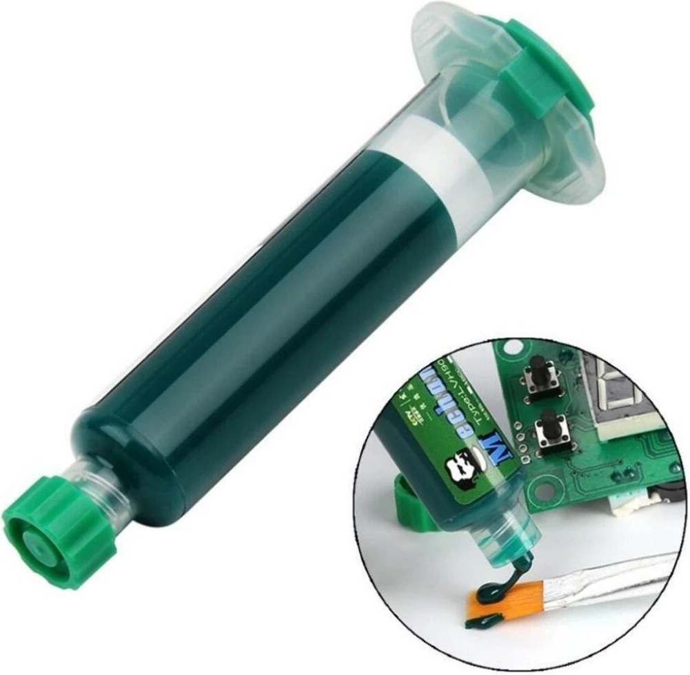 Mechanic Uv Anakart Pcb Bord Lehimleme Yalıtım Boyası 10CC Yeşil - *