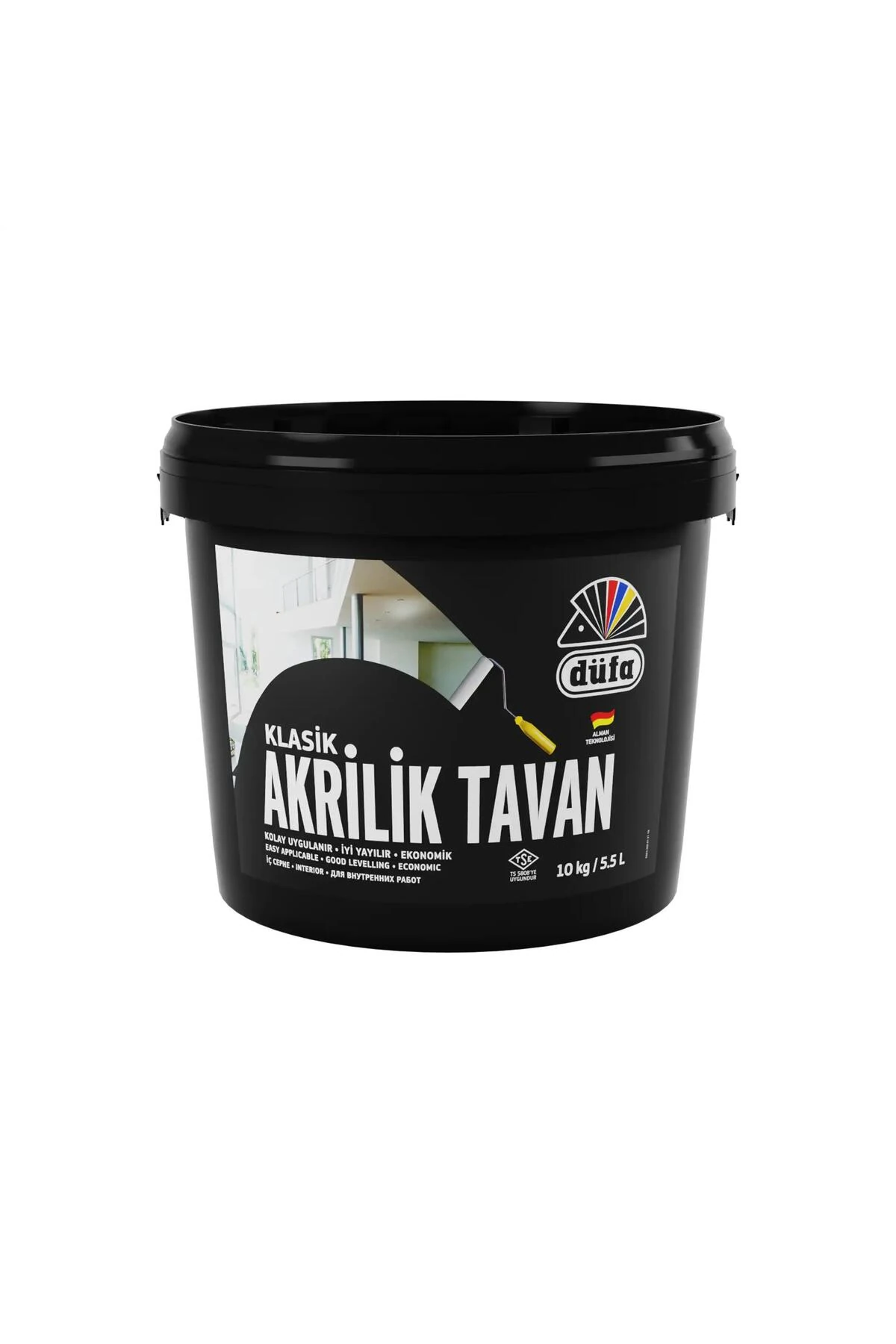 Klasik Tavan Boyası Akrilik Beyaz 10 Kg