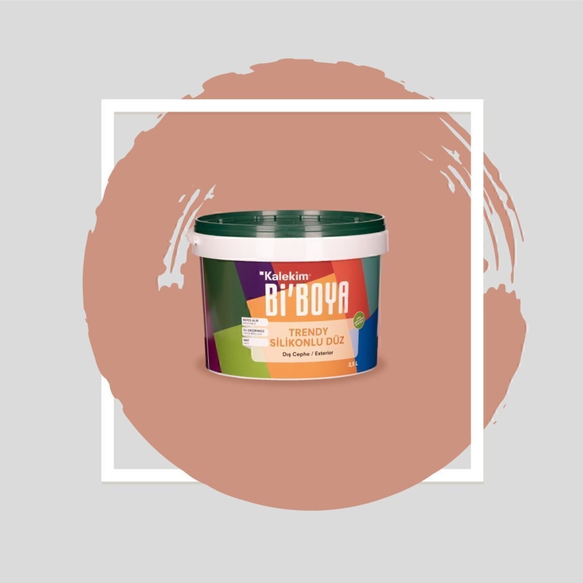 Silikonlu Dış Cephe Boyası 2.5 Lt 4144