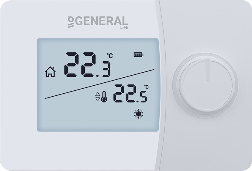 Mitra 250S Rf Kablosuz Dijital Oda Termostatı