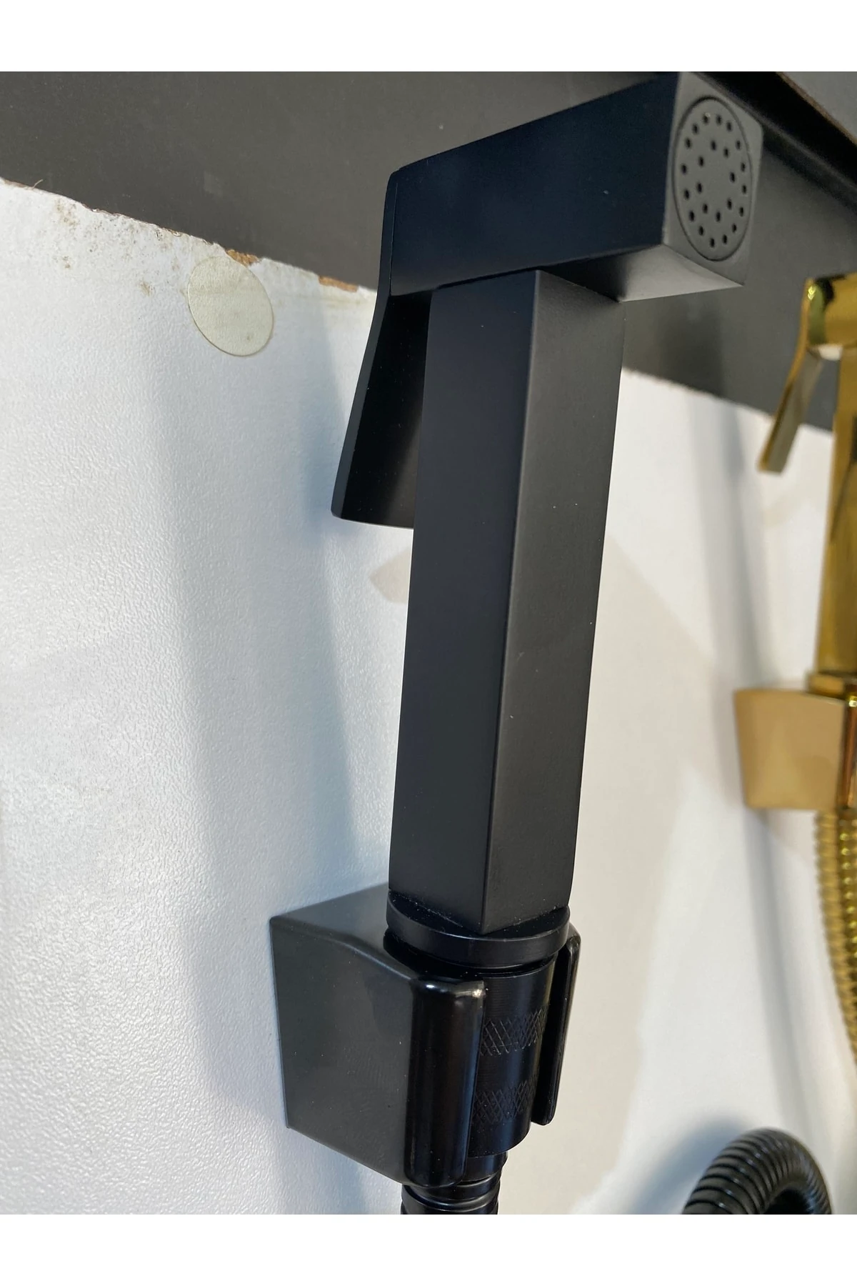 Siyah Taharatmatik Siyah Şattaf Seti Siyah Taheret Musluğu Siyah El Duş Sistemi