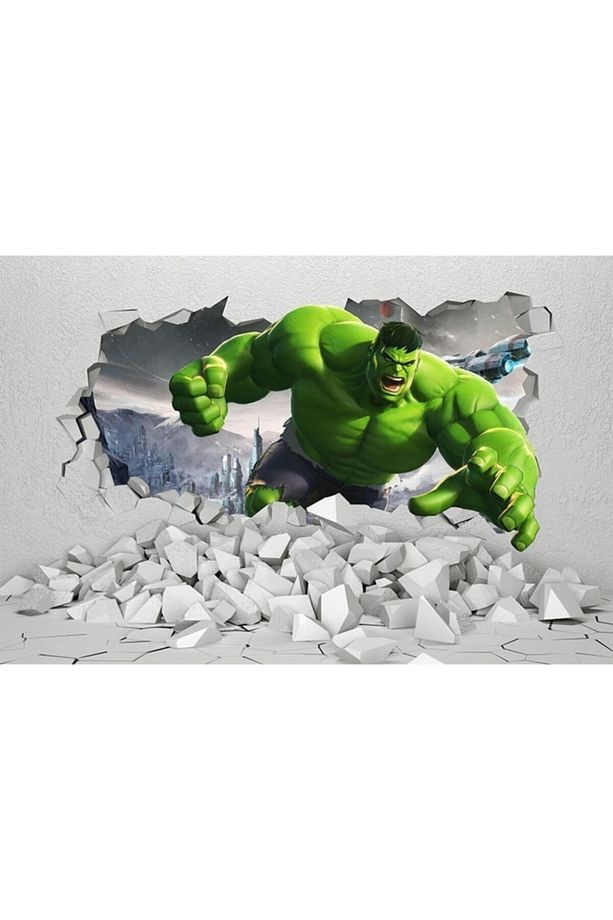 Hulk Yeşil Dev Çocuk Odası Duvar Kağıdı