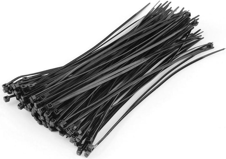 7.6 x 400 mm Kablo Bağı Siyah - 100 Adet