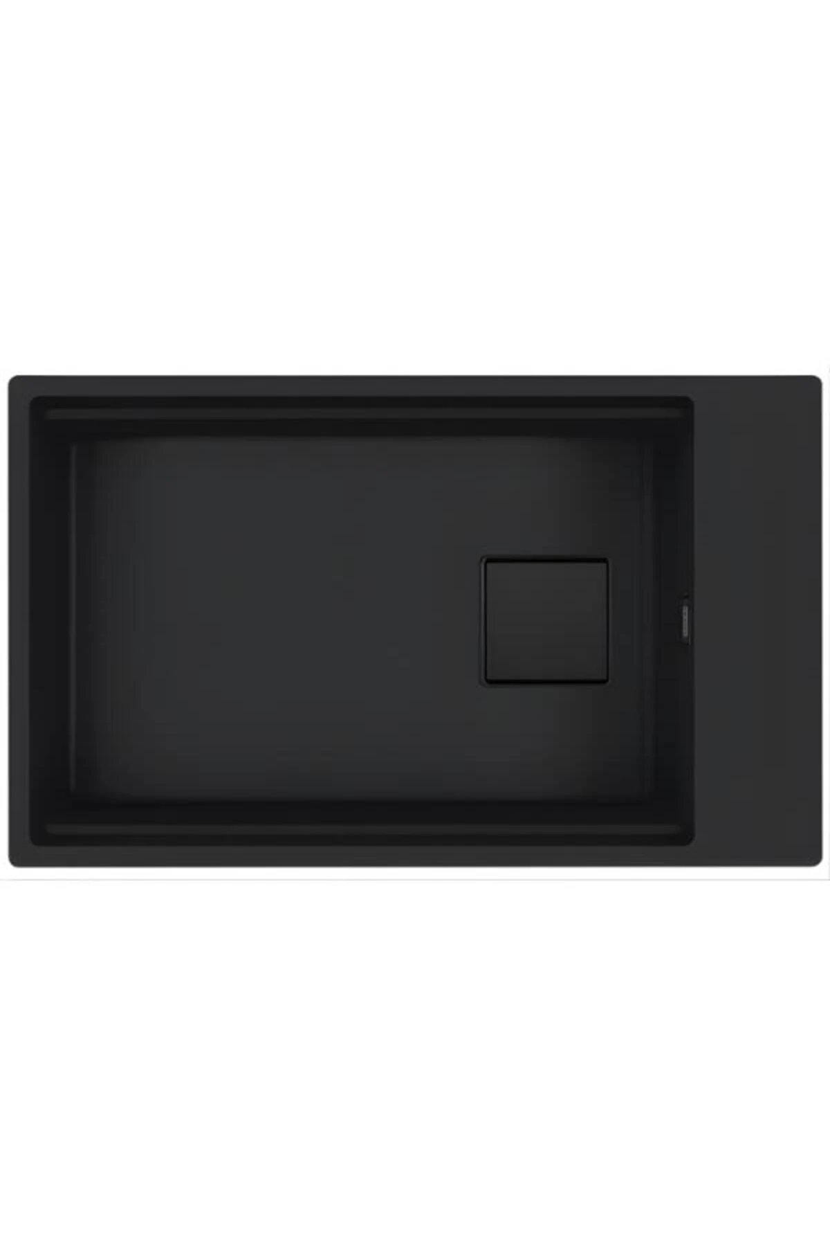 KNG 110-62 Matt Black Granit Eviye