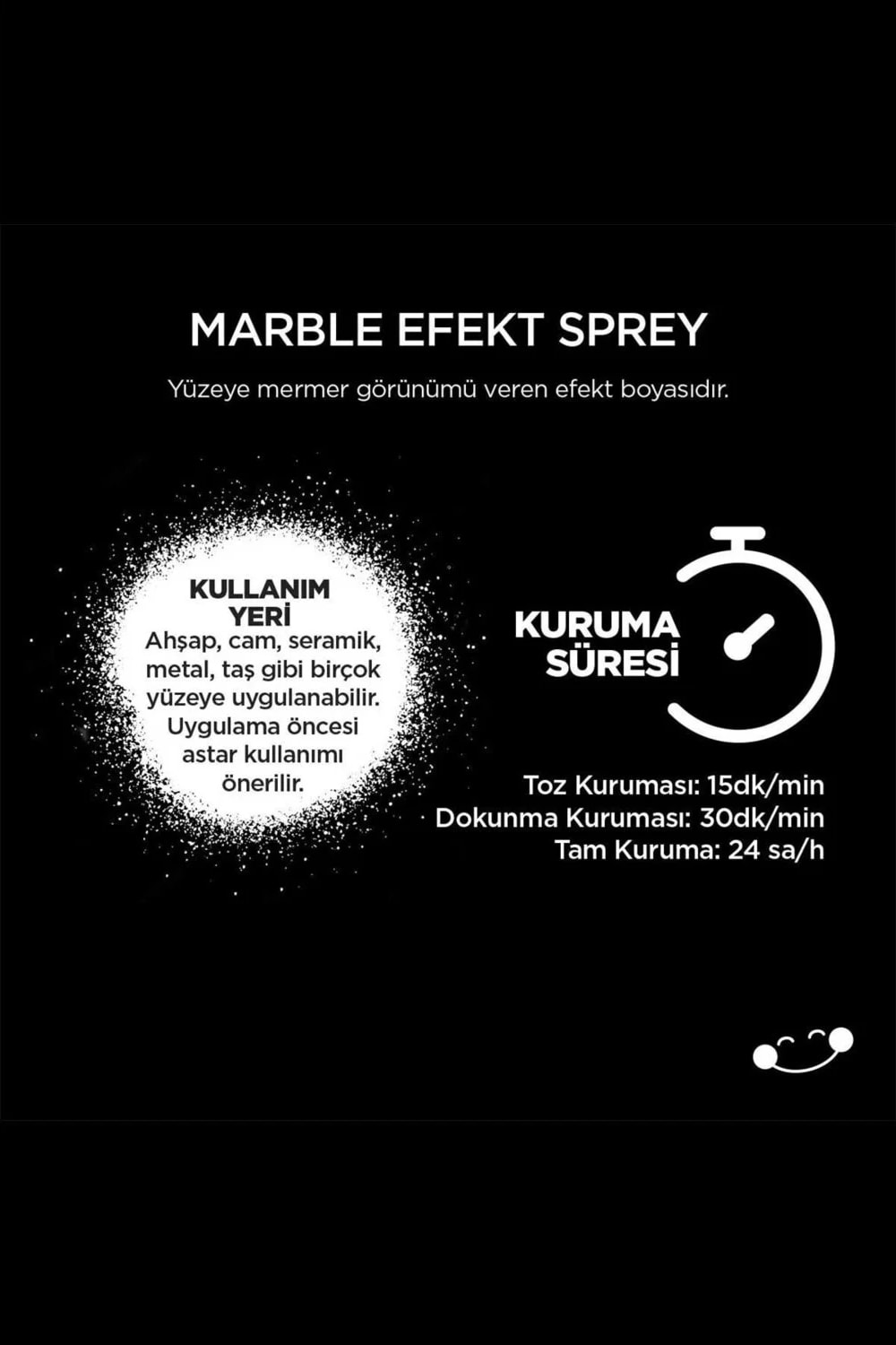 Sprey Özel Amaçlı Mermer Efekt Beyaz 200 ml