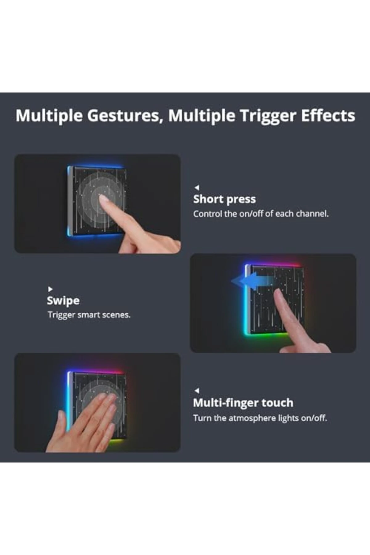 Tx 4'lü Akıllı Dokunmatik Duvar Anahtarı Start Kapak (AKSESUAR) 1155328