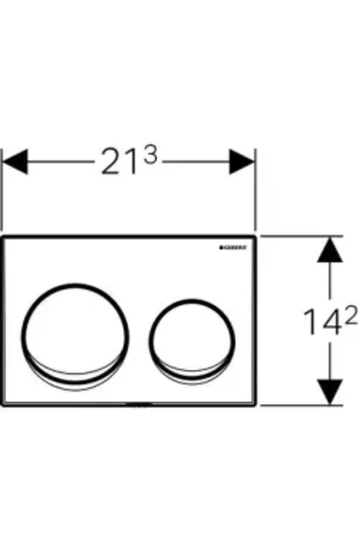 Alpha35 115.040.46.5 Kumanda Kapağı - Mat Krom