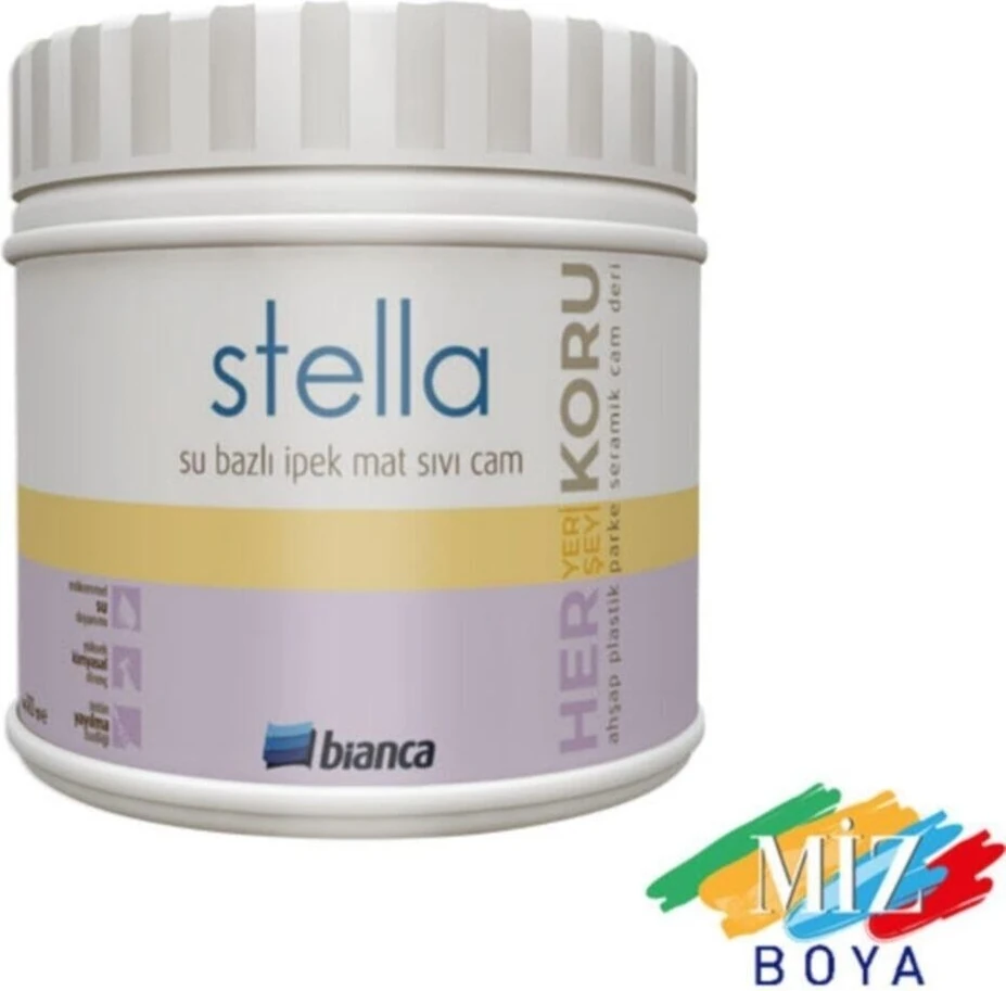 Stella Sıvı Cam Ipek Mat 500 ml