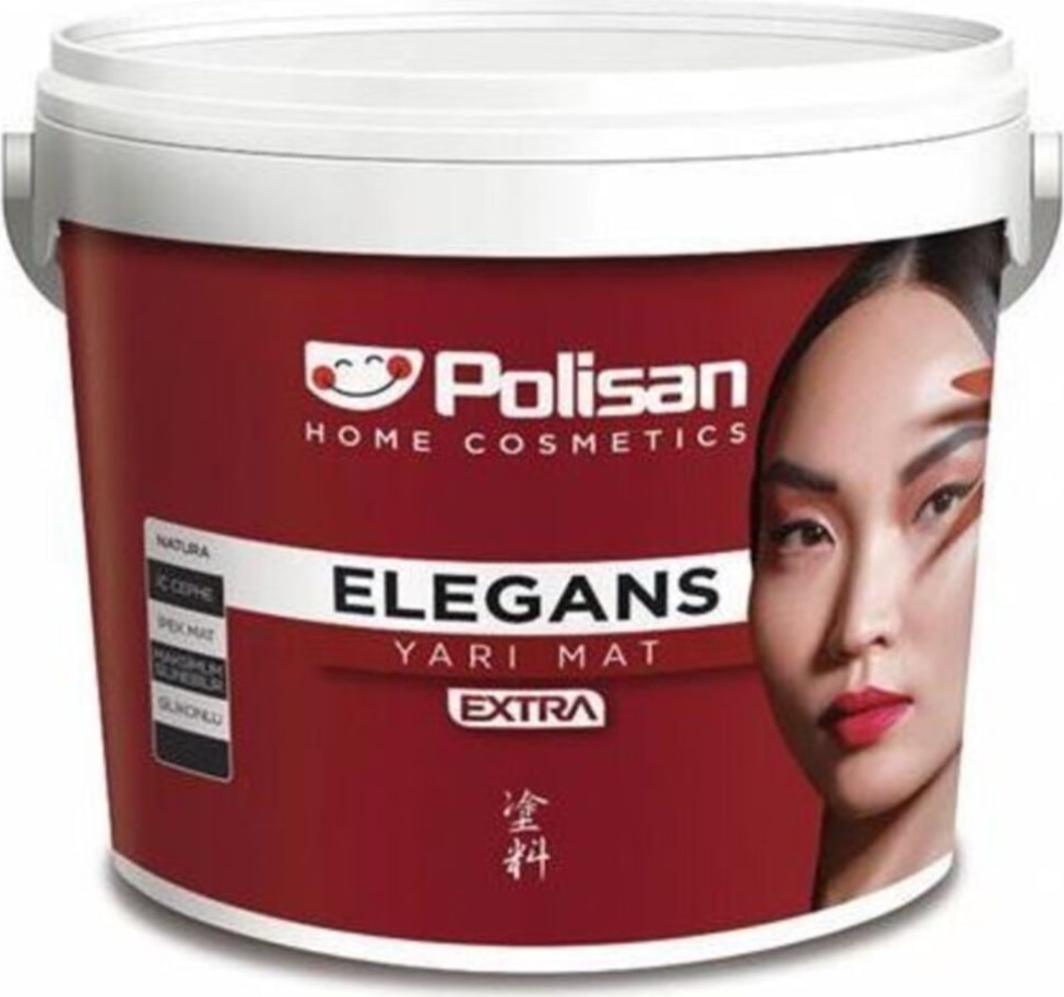 Elegans Extra Yarı Mat Antibakteriyel Boya 2,5 Lt 4075 Gri Toprak Ci-6364