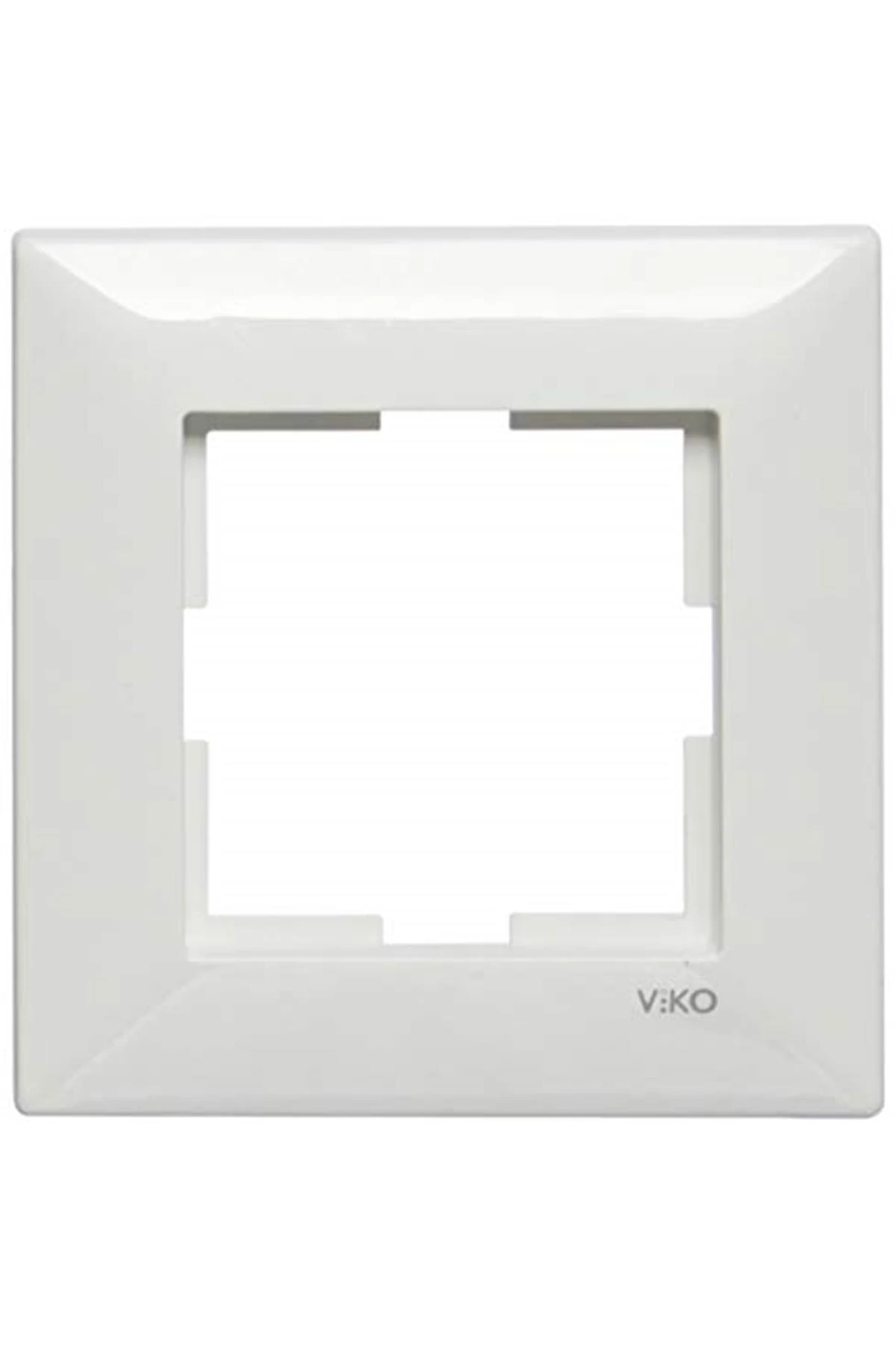 Meridian Uyumlu  Tekli Çerçeve, Beyaz