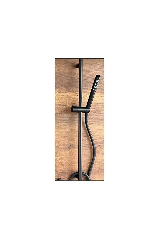 Siyah Sürgülü Duş Takımı Matt Black A45725
