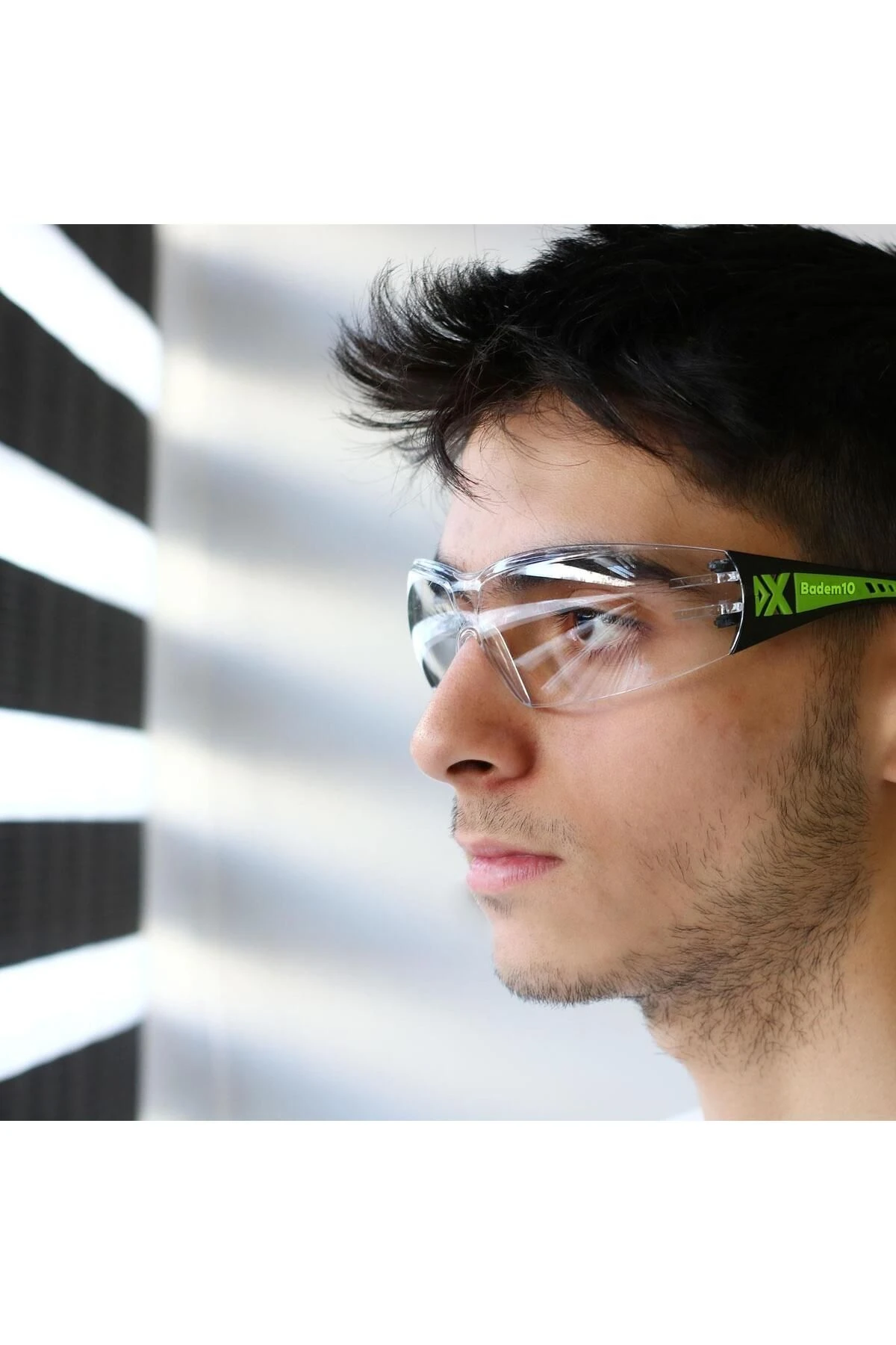 İş Güvenlik Güvenliği Gözlüğü Koruyucu Uv Korumalı Buğulanmaz Gözlük Şeffaf Silikon Kulaklık Gözlüğü