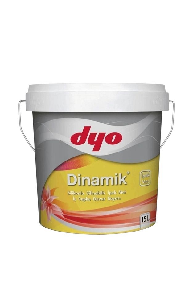 Dinamik İpek Mat Silikonlu Silinebilir İç Cephe Duvar Boyası 0447 Salda Kumuu  7.5 Lt