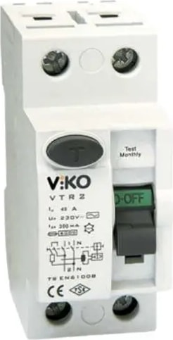2X40A 300MA Ac Tip Kaçak Akım Rölesi