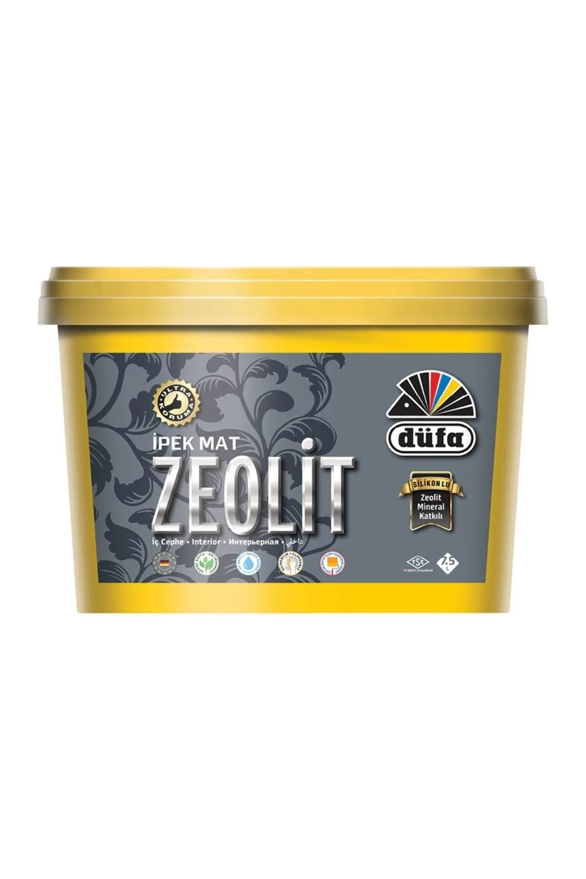 Zeolit Ipek Mat Iç Cephe Duvar Boyası 2382 Aperlai 7.5 L