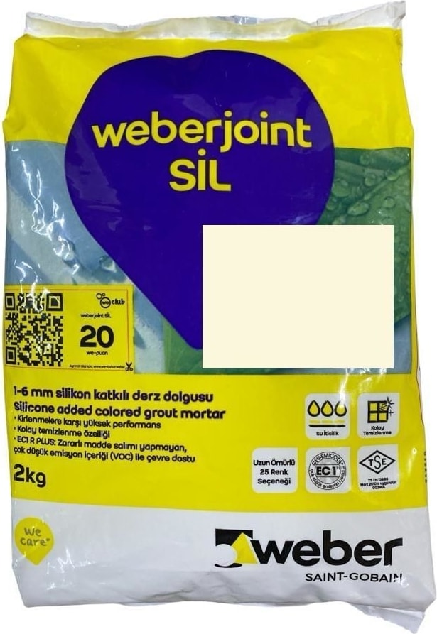 Weber Joint Sil 409 Bozdağ Krem Derz Dolgu 2 kg