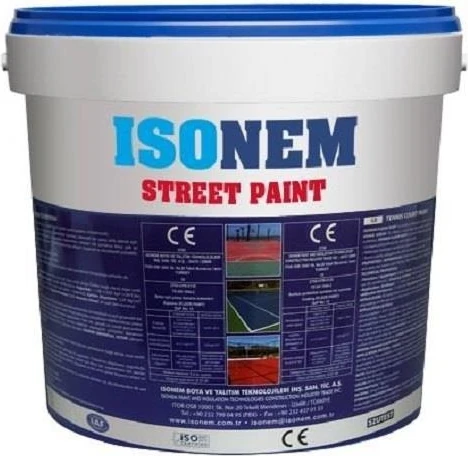 Street Paint Asfalt ve Beton Zemin Boyası 18 kg Beyaz