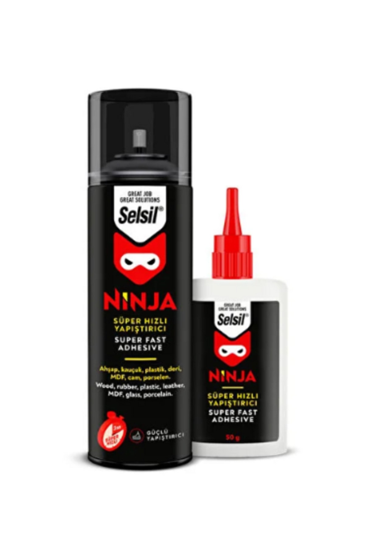 Süper Hızlı Yapıştırıcı 400ml + 100gr – Hızlı ve Güçlü Etki