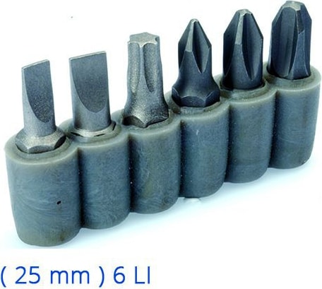 İZELTAŞ Bits Set ( 25 Mm ) 6'lı