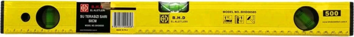 Su Terazisi 50CM Sarı (4887)
