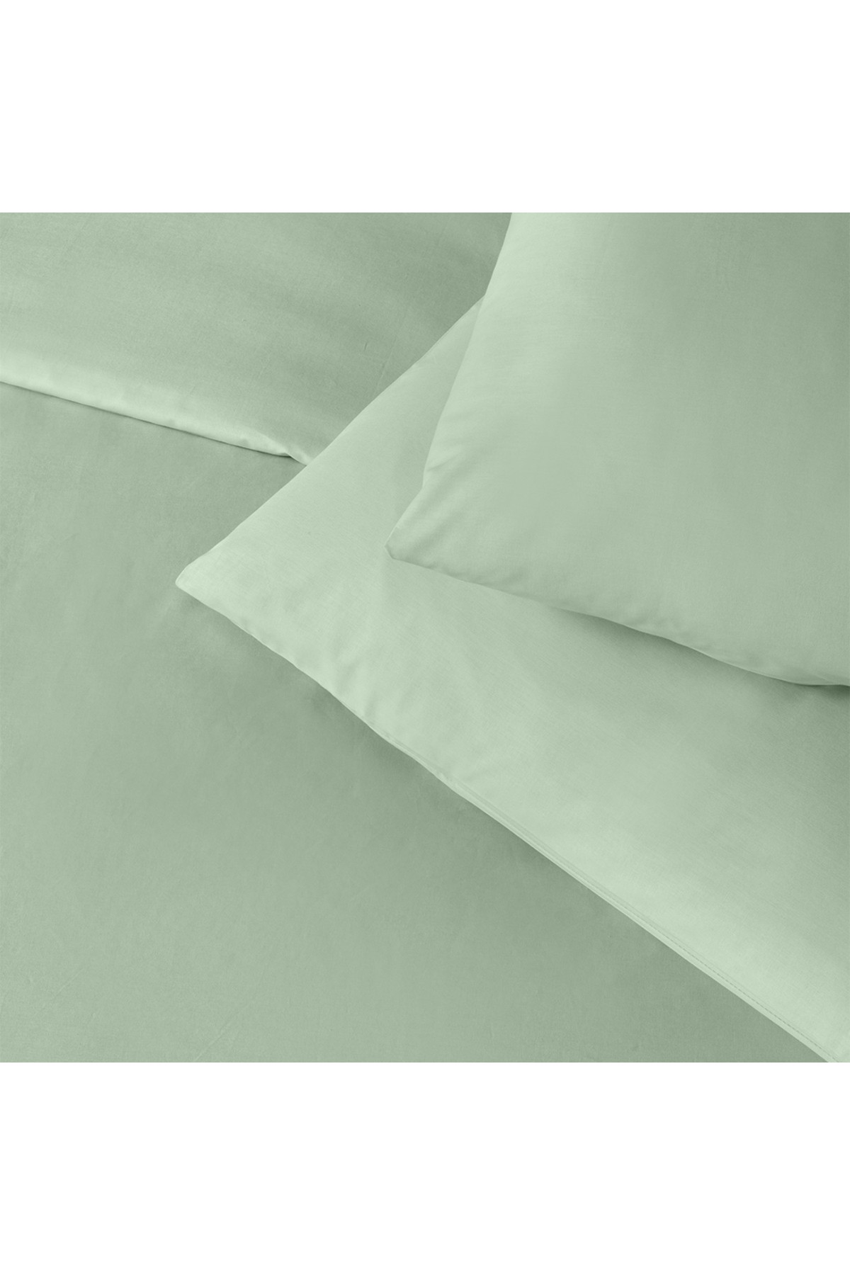 Freesia King Size Ranforce Nevresim Seti Yeşil (3 Parça) King Size Nevresim Seti