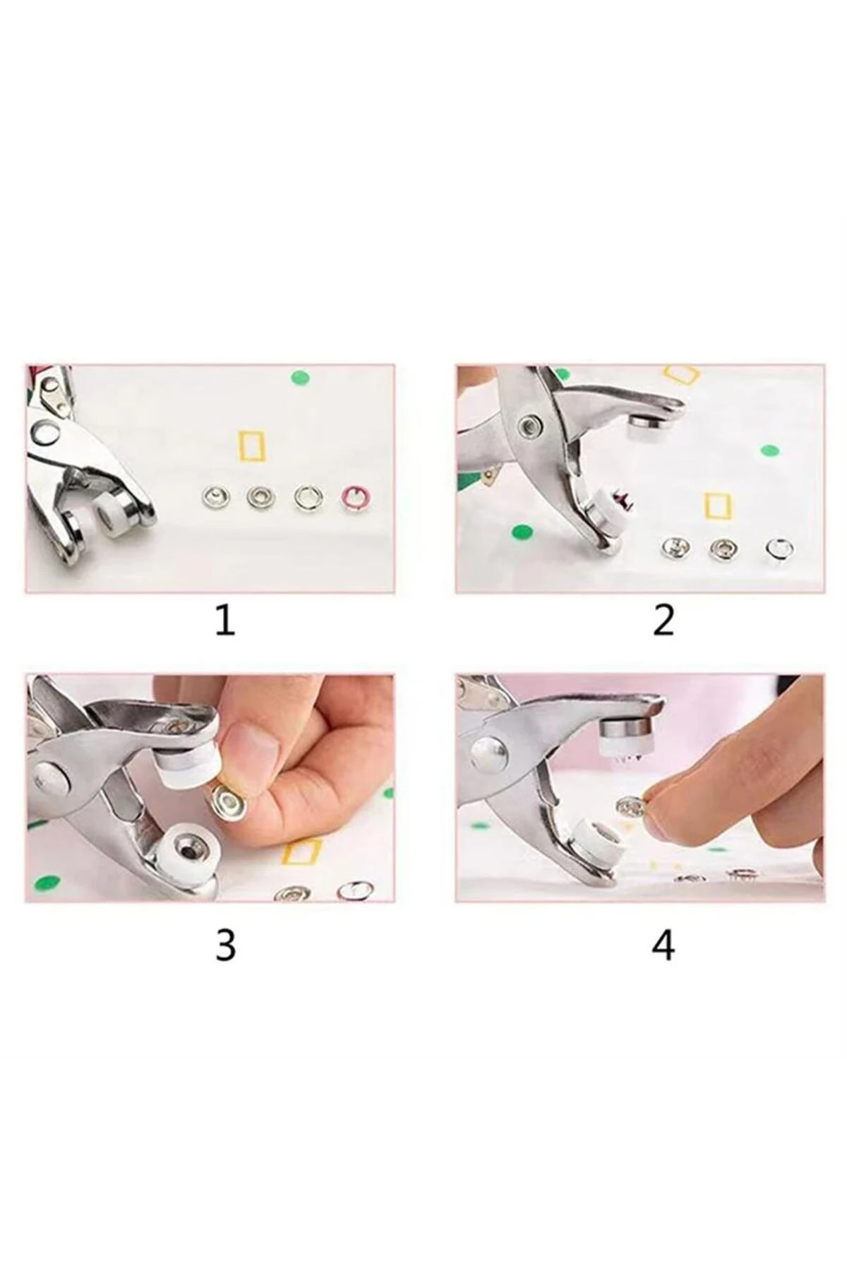 Metal Çıt Çıtlı Düğme Pensesi Ve Düğme Aparatları Gömlek, Elbise Kıyafet Düğme Aparatı
