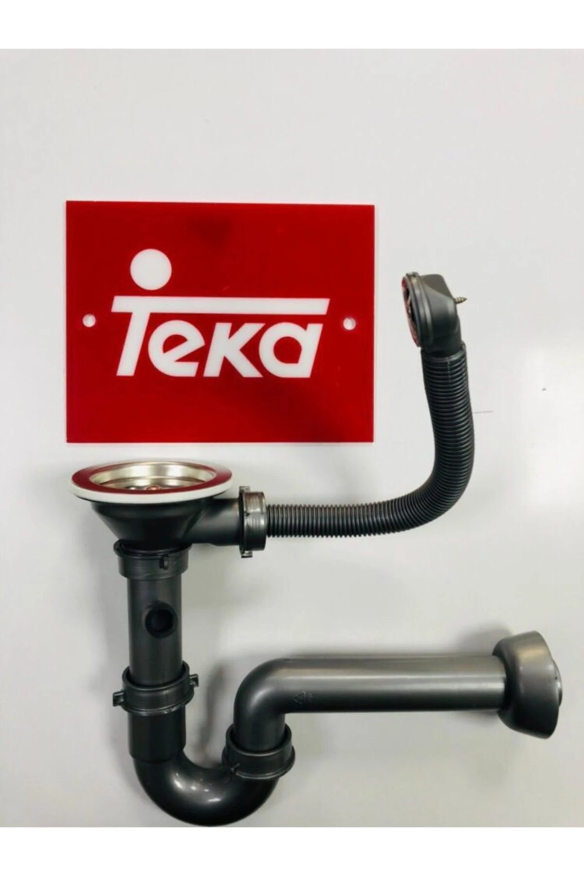 Tek Gözlü Evye Sifon Takımı Nerissa 50 Prences 50 40x40 - 40x50