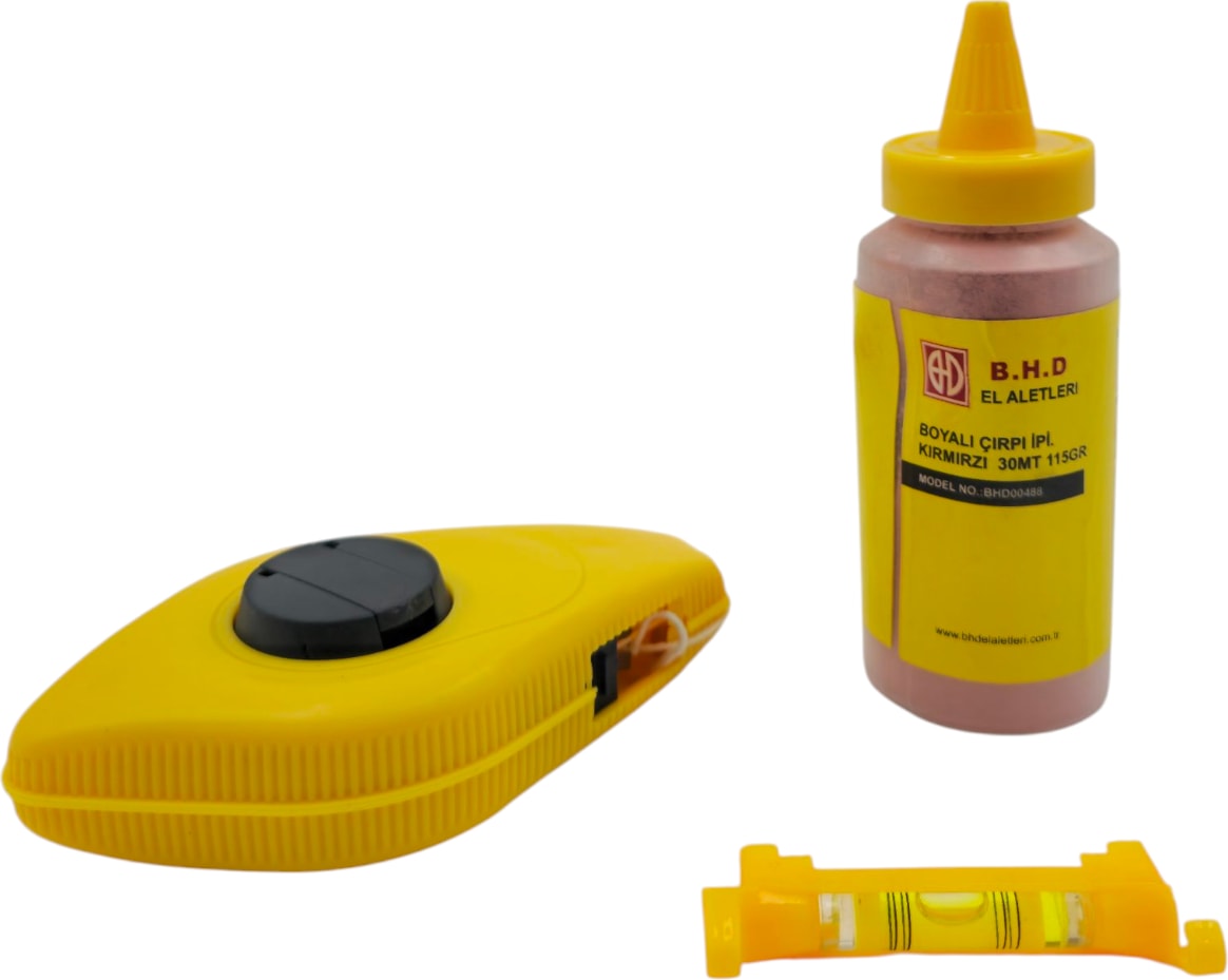 B.h.d BHD00488 Kırmızı Boyalı Çırpı Ipi 30MT/115GR Set