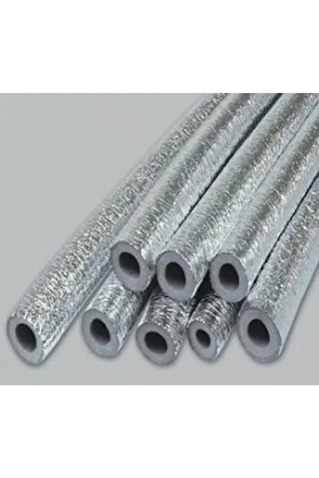 20'lik Folyolu Izole Boru(1 Metre) 22/10 Folyolu Isı Yalıtım Izolasyon 50 Adet