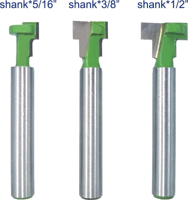 6.35X9.52MM 1/4 "6mm Shank T Yuvası Kesici Yönlendirici Bit Seti Altıgen Cıvata Anahtar Delik Uçları T Planya Freze Kesici Ahşap Delme Ağaç Işleme Araçları (Yurt Dışından)