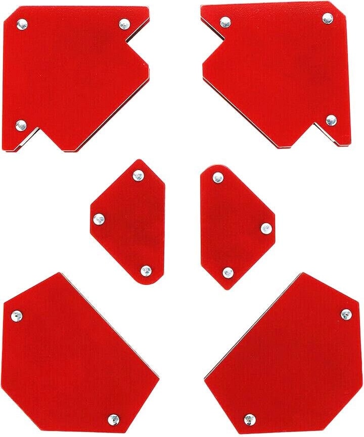 Mıknatıslı Manyetik Gönye Kaynak Tutucu 6'lı Set