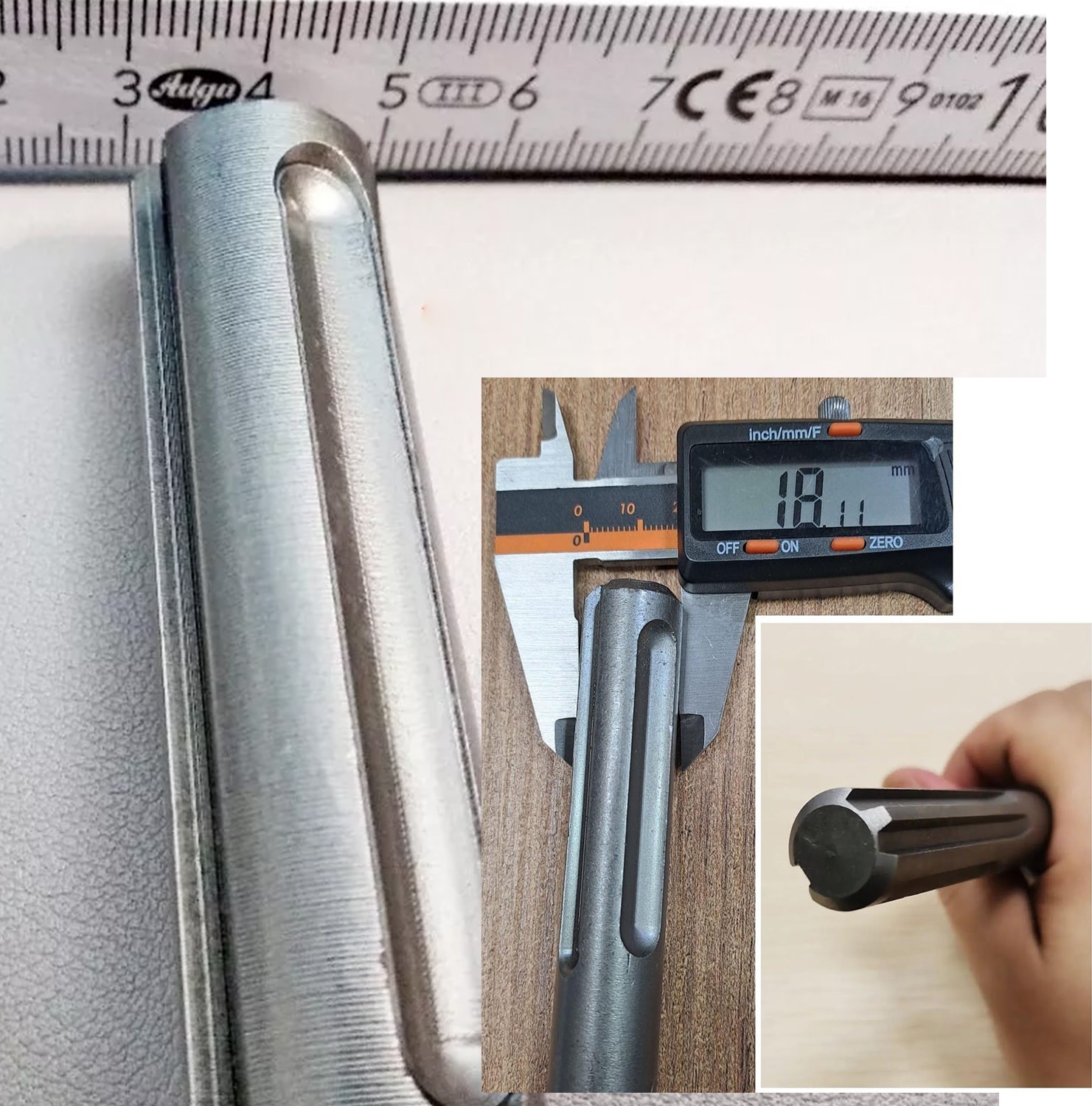 Sds Max Şaftlı Keski 18 mm x 400 mm x 25 mm Hilti Ucu Beton Taş Kaya Kırıcı Kırma Adaptörü