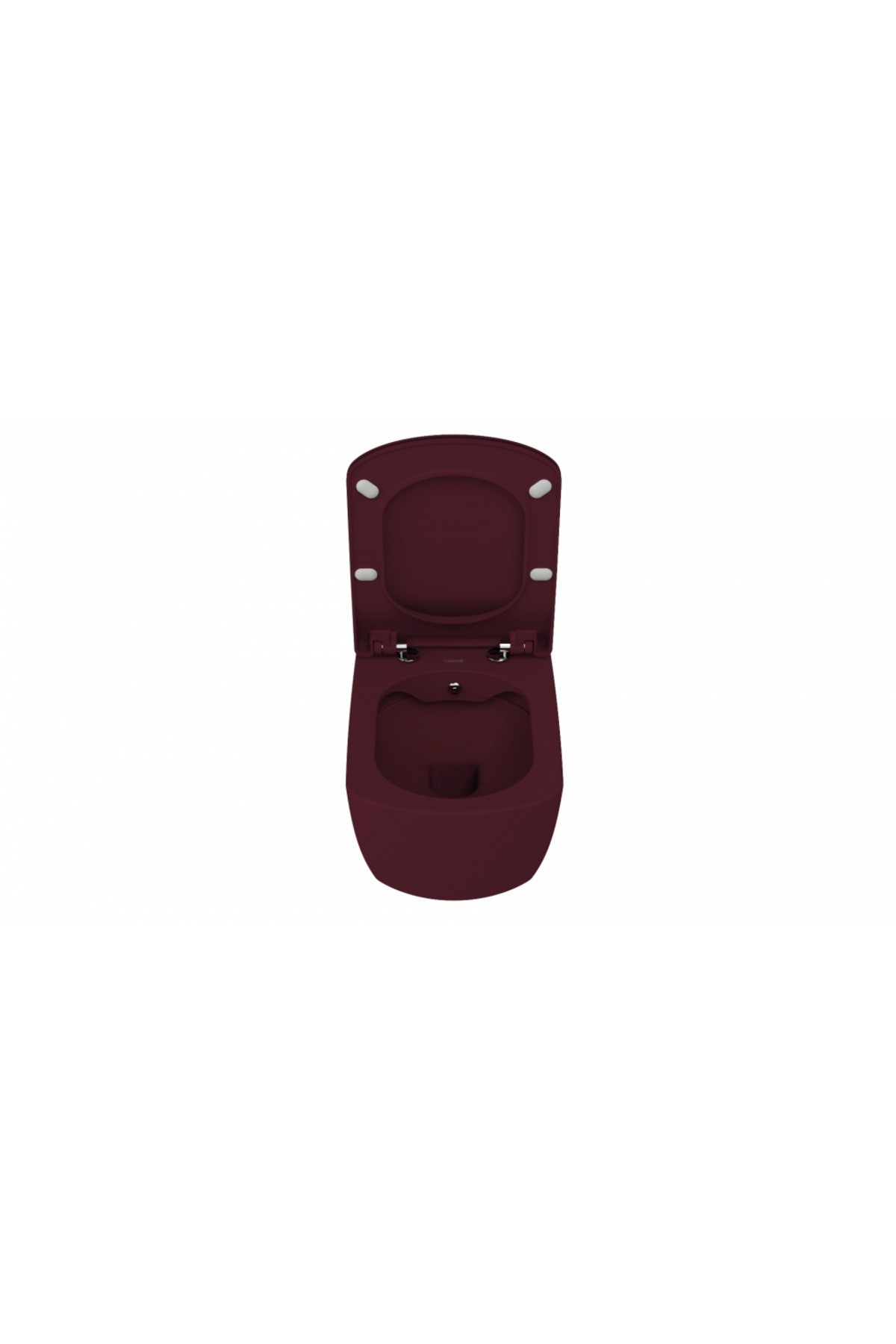 Elegant Rim-Off Duroplast Yavaş Kapanan Klozet Kapaklı Mat Berry Set