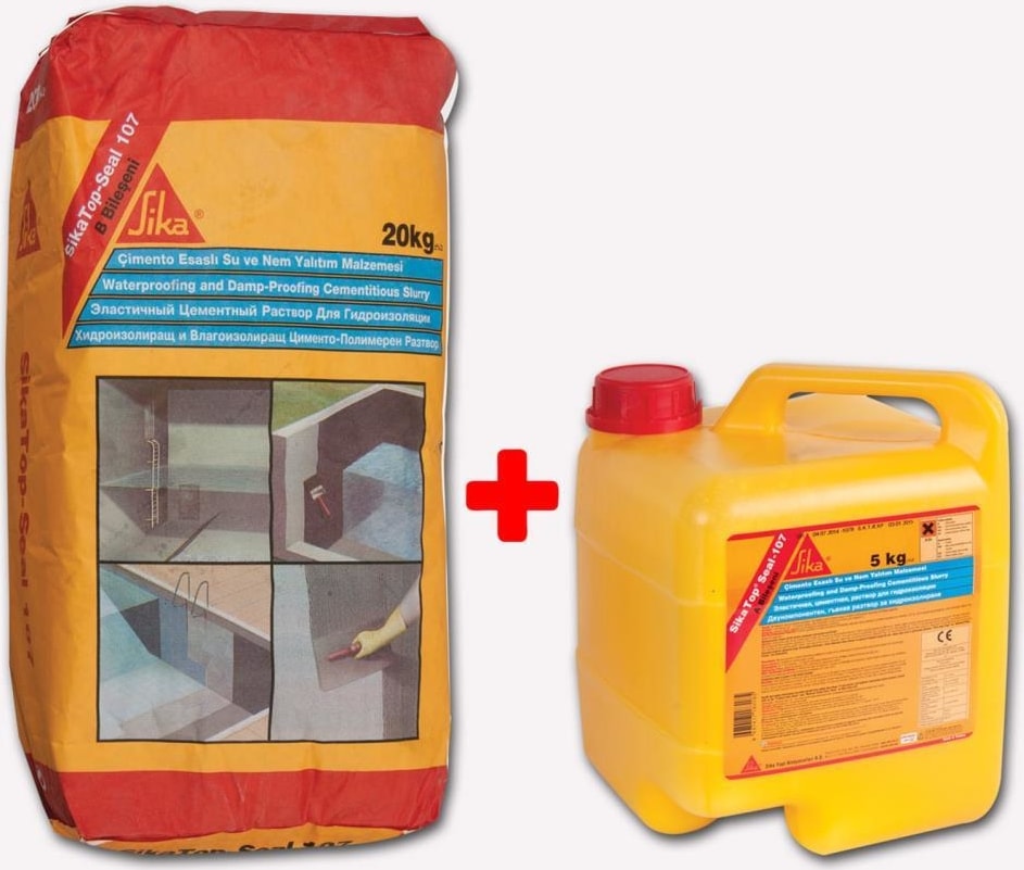 top-Seal 107 Çimento Esaslı Su ve Nem Yalıtım Malzemesi 20+5