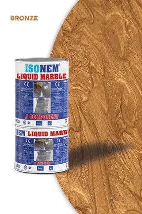İsonem Liquid Marble Sıvı Mermer 1 kg M12 Bronz