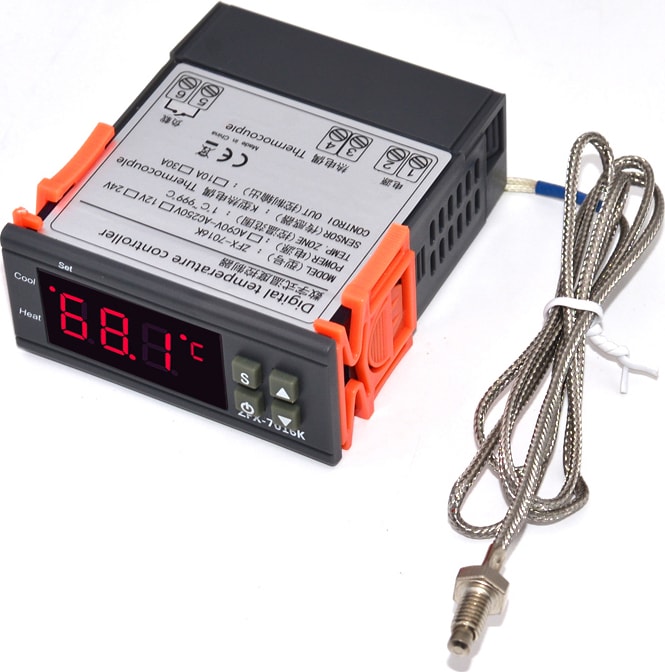 -7016K 220V 0-1000 C 30A Yüksek Derece Termostat