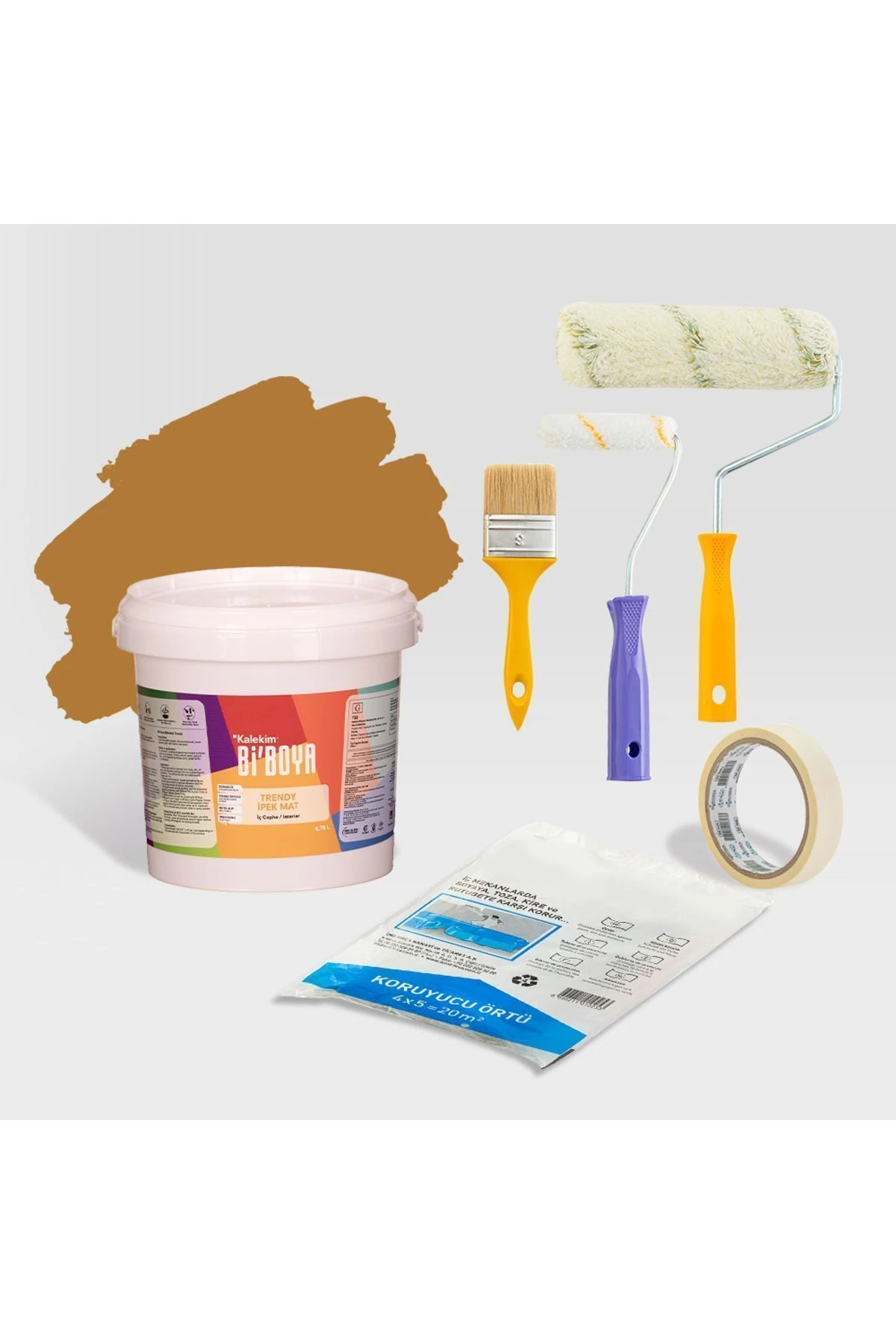 Tek Duvar Boyama Seti Kumsal