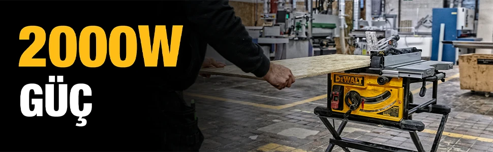 DWE7492 2000WATT 250MM Profesyonel Tezgâh Tipi Testere