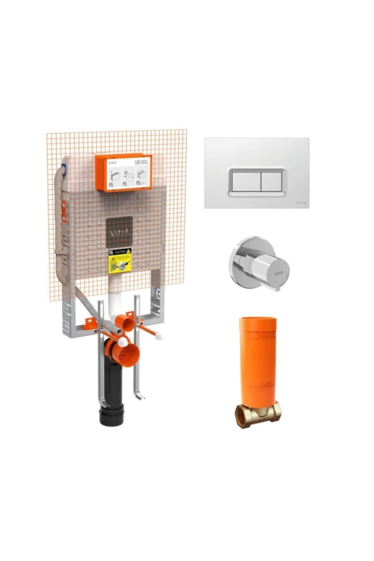 Integra Square Asma Klozet + Soft Klozet Kapağı+gömme Rezervuar Set