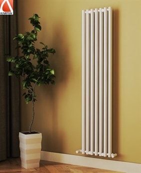 Akasya 1200X570 Beyaz 10 Dilim Beyaz Dekoratif Çelik Radyatör